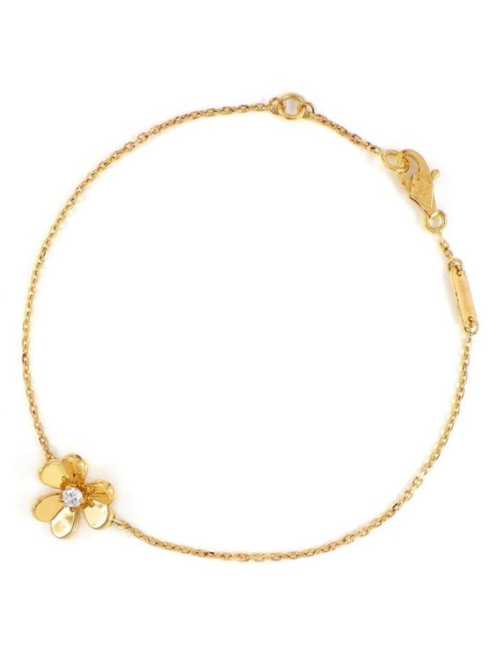 Van Cleef & Arpels Bracelet Frivole Mini Model Diamond 18k Yellow Gold